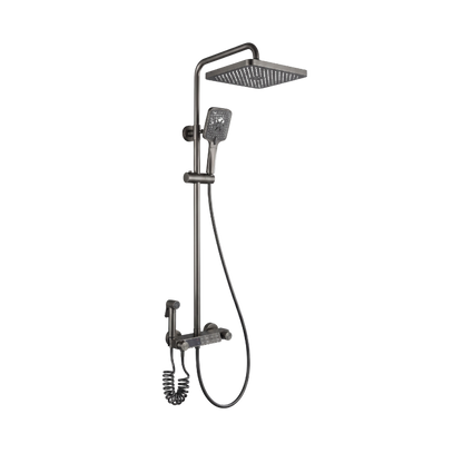 Columna de Ducha con Teclado Gun Metal Täumm