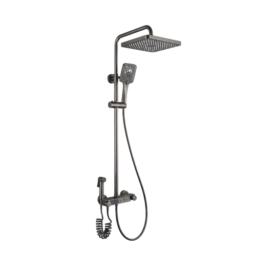 Columna de Ducha con Teclado Gun Metal Täumm